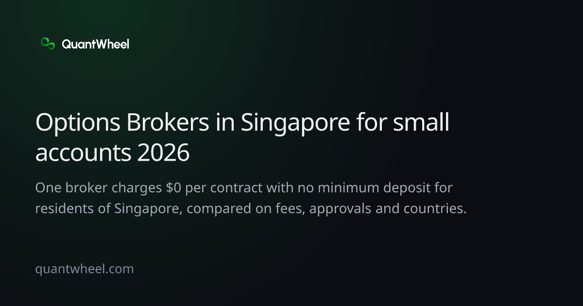 The share card of Options brokers in Singapore for small accounts