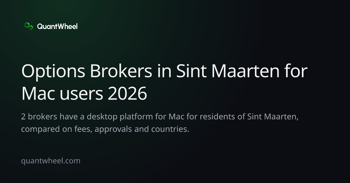The share card of Options brokers in Sint Maarten for Mac users