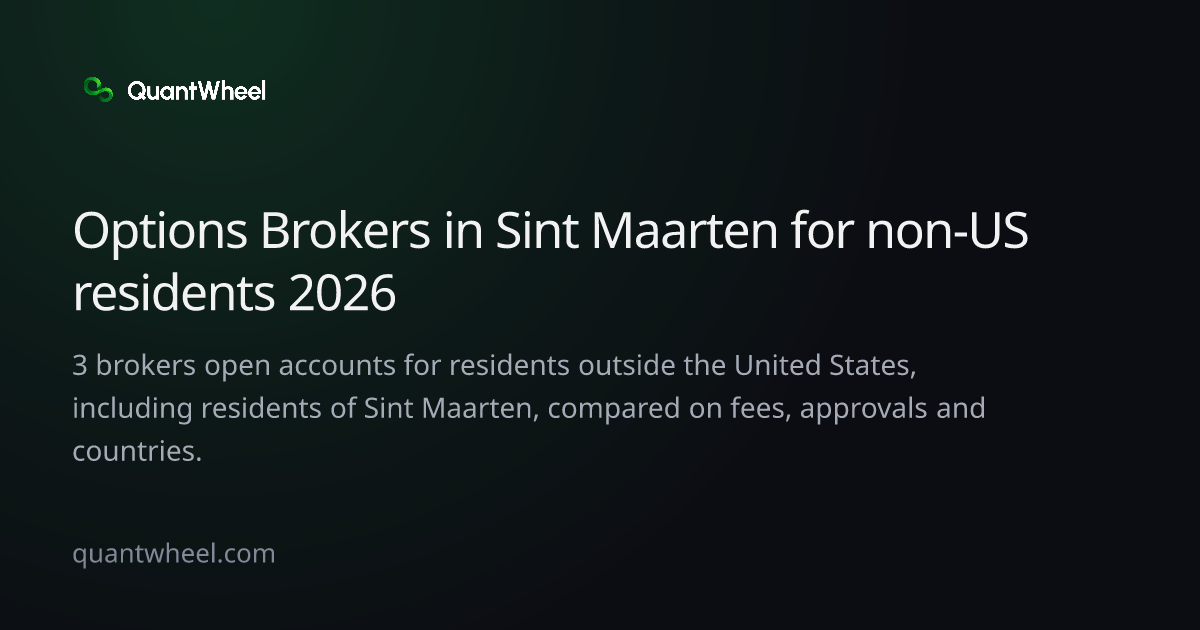 The share card of Options brokers in Sint Maarten for non-US residents