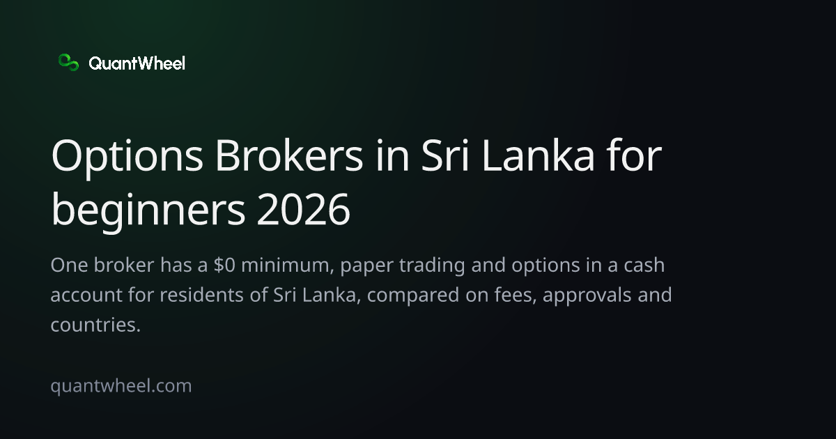The share card of Options brokers in Sri Lanka for beginners