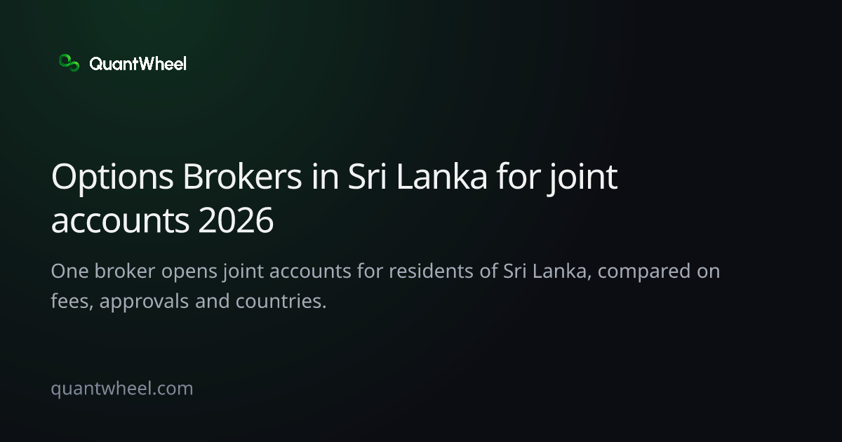 The share card of Options brokers in Sri Lanka for joint accounts