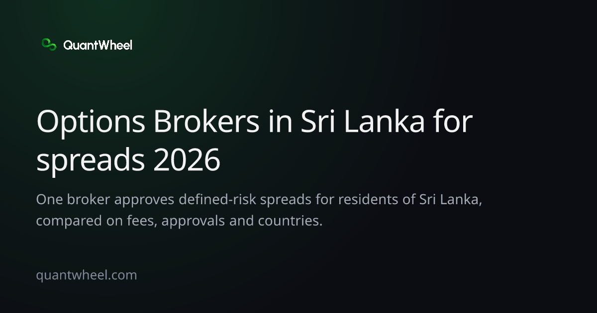 The share card of Options brokers in Sri Lanka for spreads