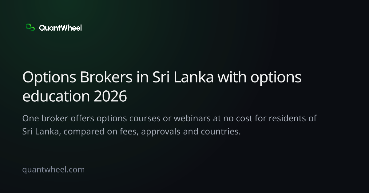 The share card of Options brokers in Sri Lanka with options education
