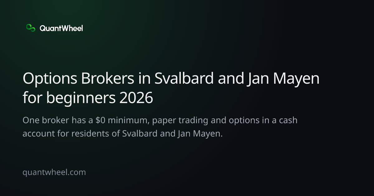 The share card of Options brokers in Svalbard and Jan Mayen for beginners