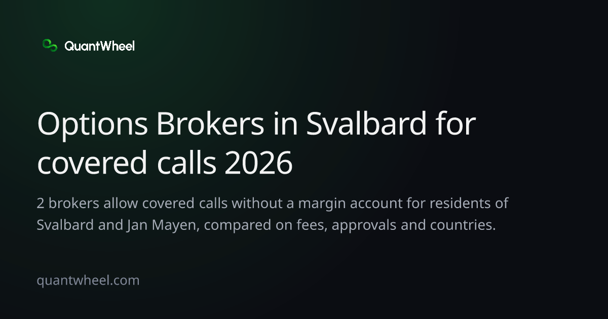 The share card of Options brokers in Svalbard and Jan Mayen for covered calls