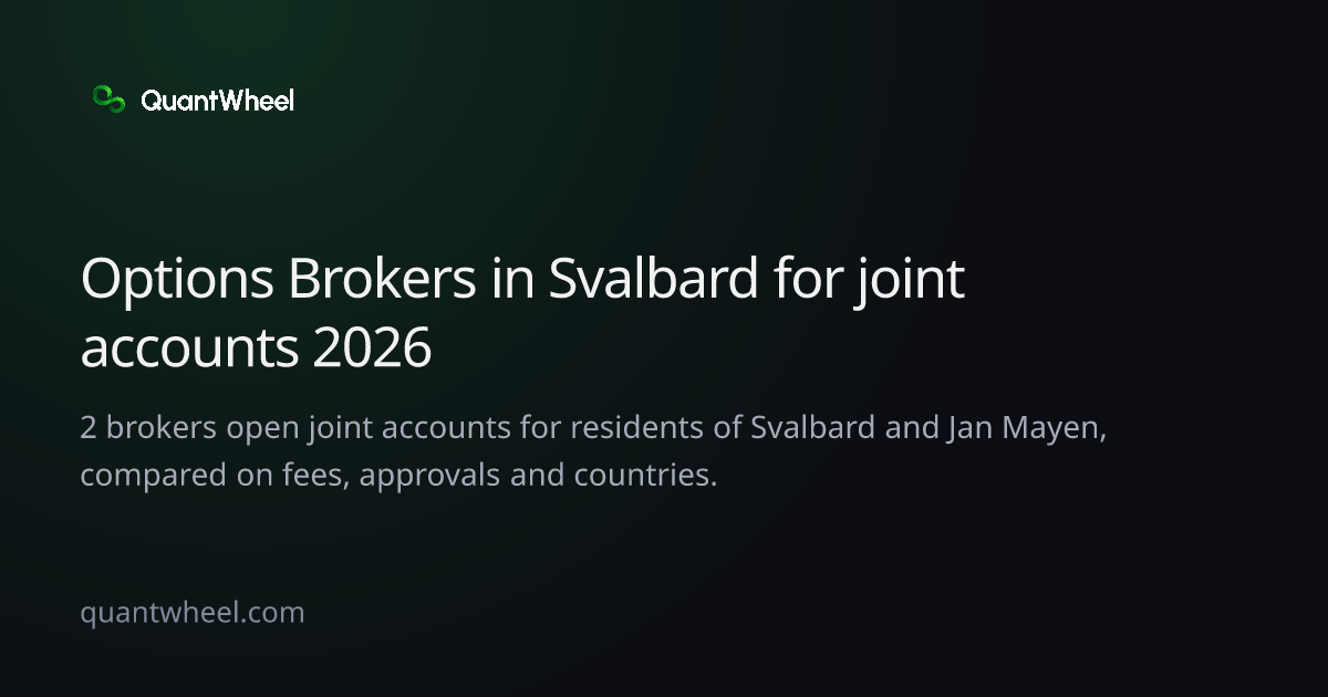 The share card of Options brokers in Svalbard and Jan Mayen for joint accounts