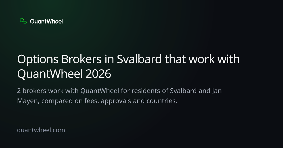 The share card of Options brokers in Svalbard and Jan Mayen that work with QuantWheel