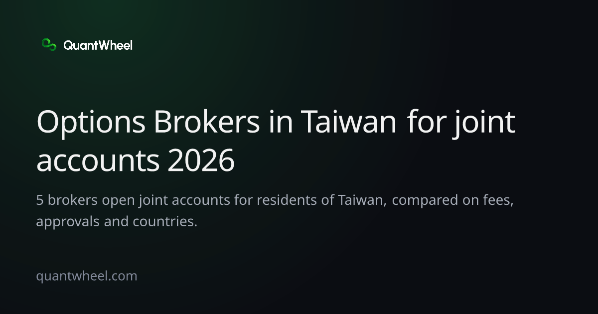 The share card of Options brokers in Taiwan for joint accounts