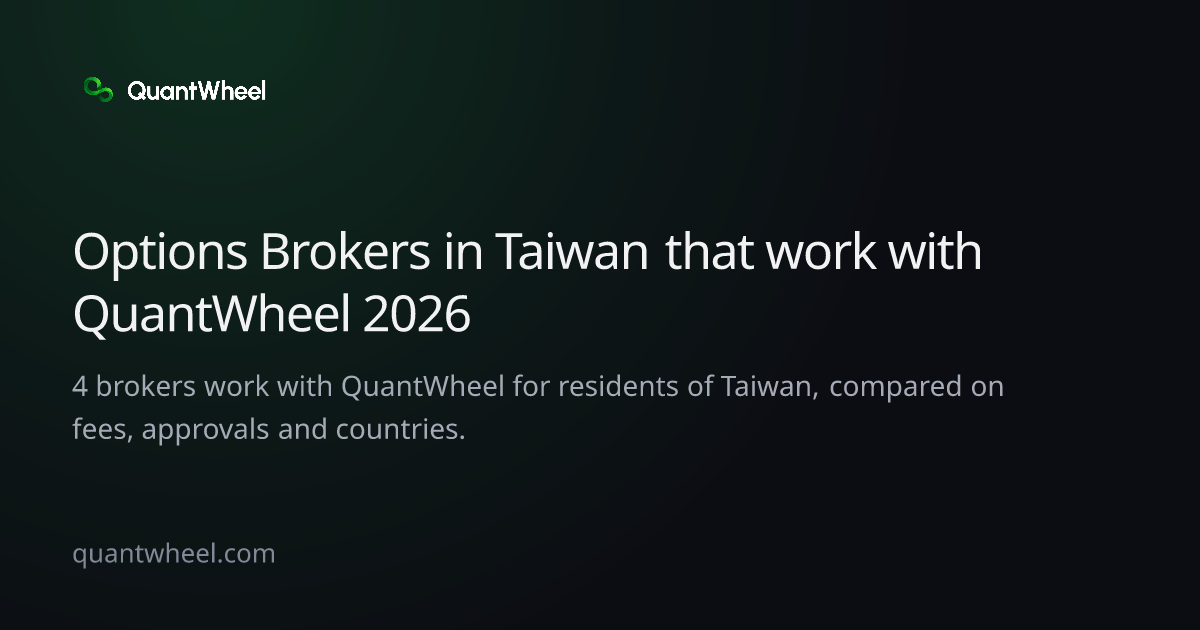 The share card of Options brokers in Taiwan that work with QuantWheel