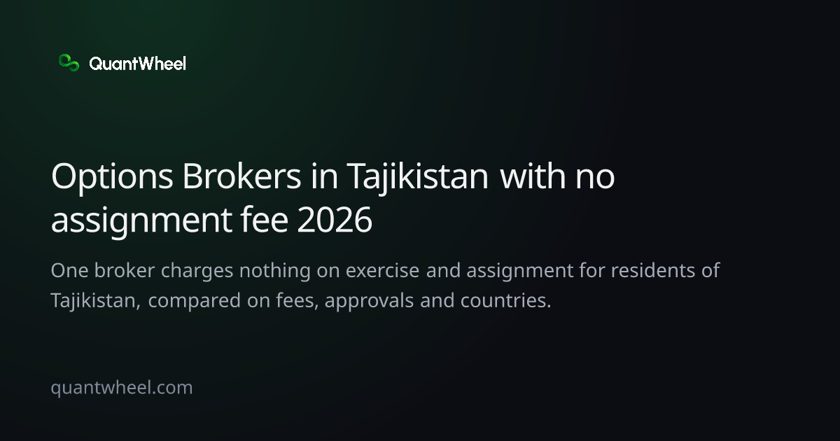 The share card of Options brokers in Tajikistan with no assignment fee