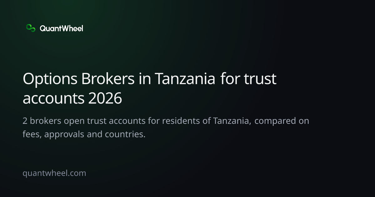 The share card of Options brokers in Tanzania for trust accounts