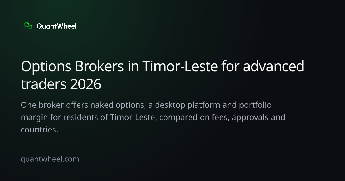 The share card of Options brokers in Timor-Leste for advanced traders
