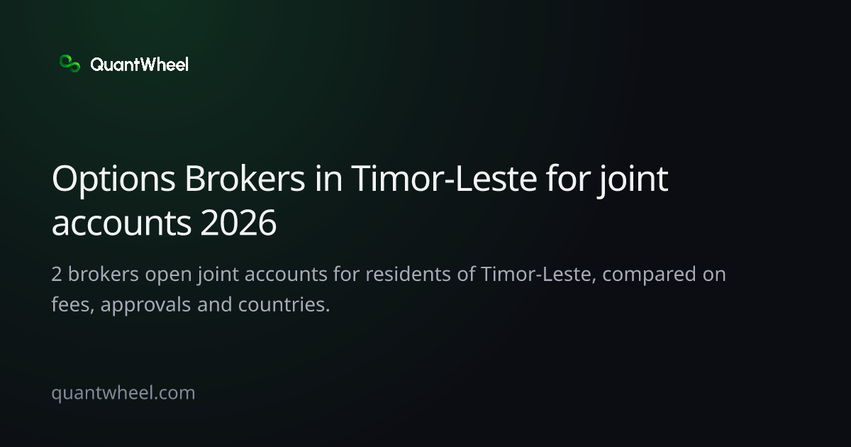 The share card of Options brokers in Timor-Leste for joint accounts