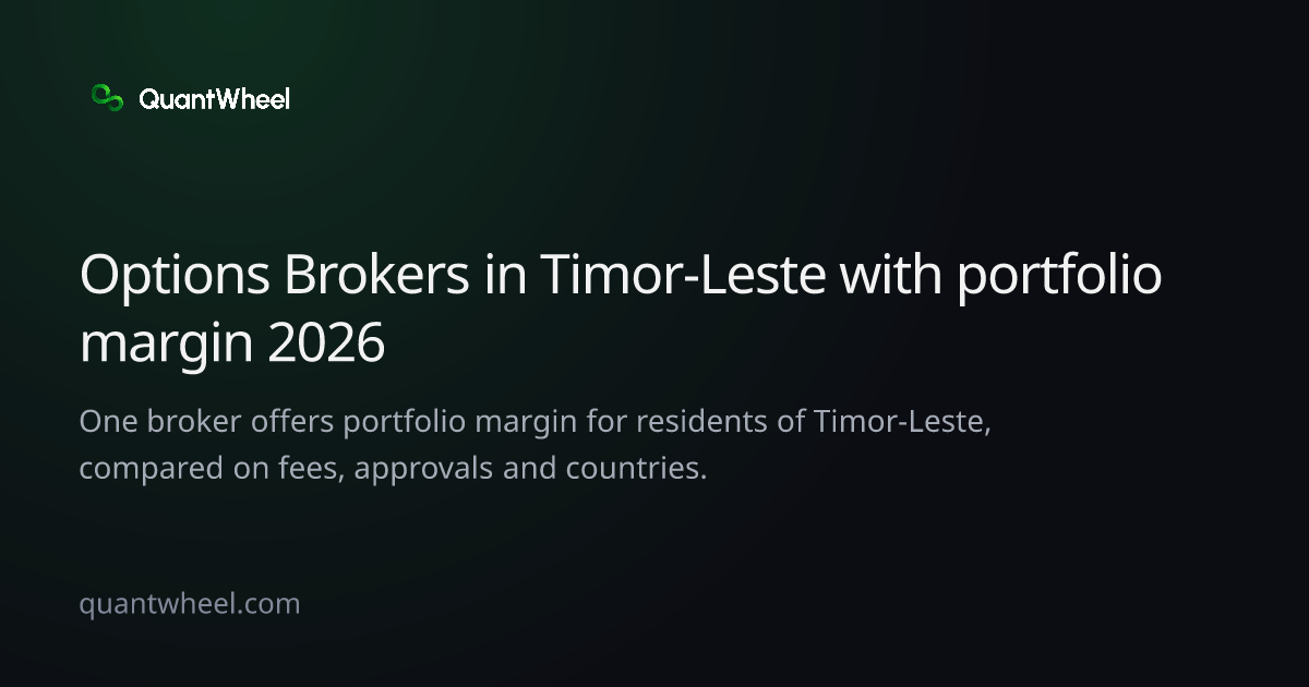 The share card of Options brokers in Timor-Leste with portfolio margin