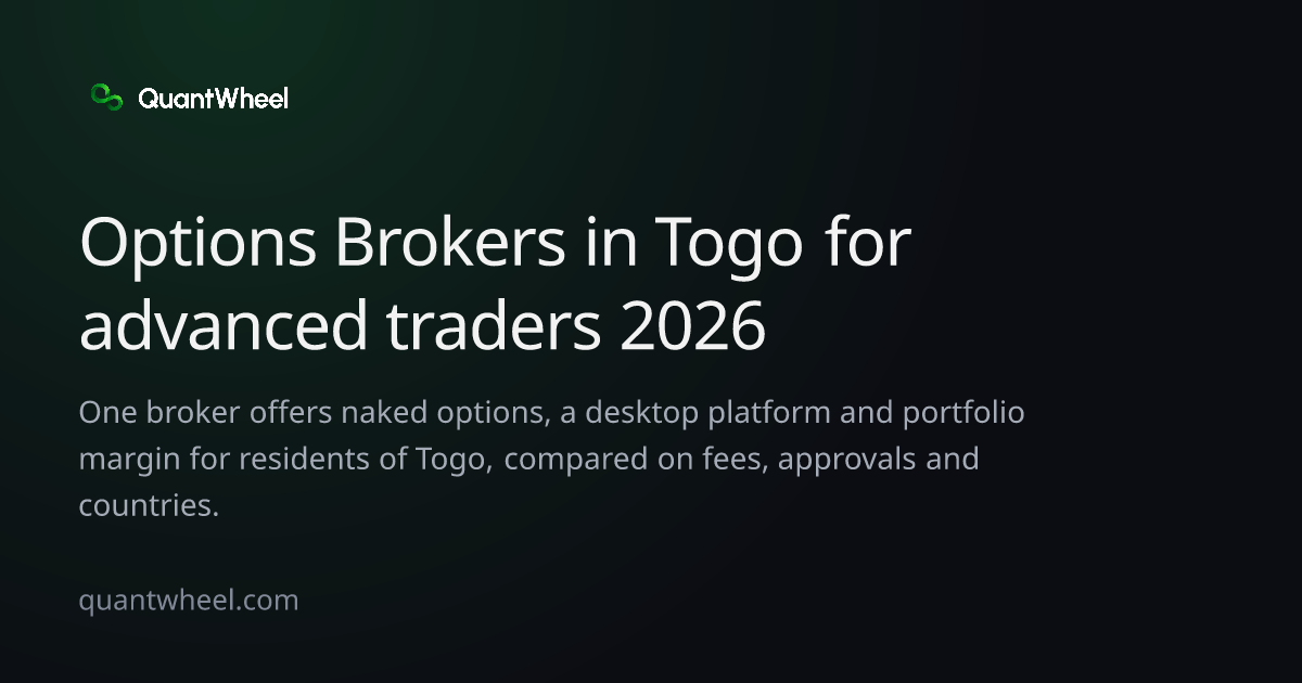 The share card of Options brokers in Togo for advanced traders