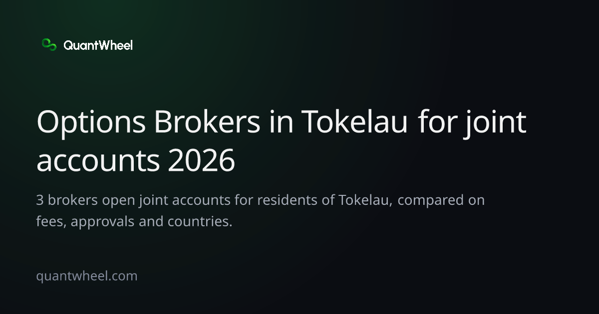 The share card of Options brokers in Tokelau for joint accounts