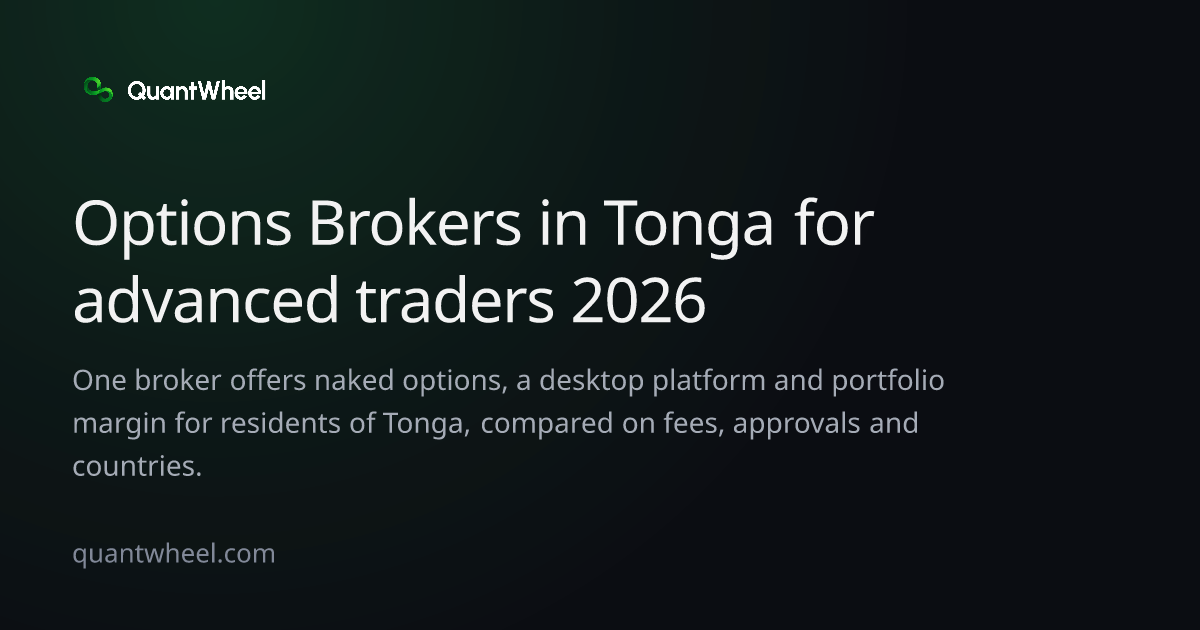 The share card of Options brokers in Tonga for advanced traders