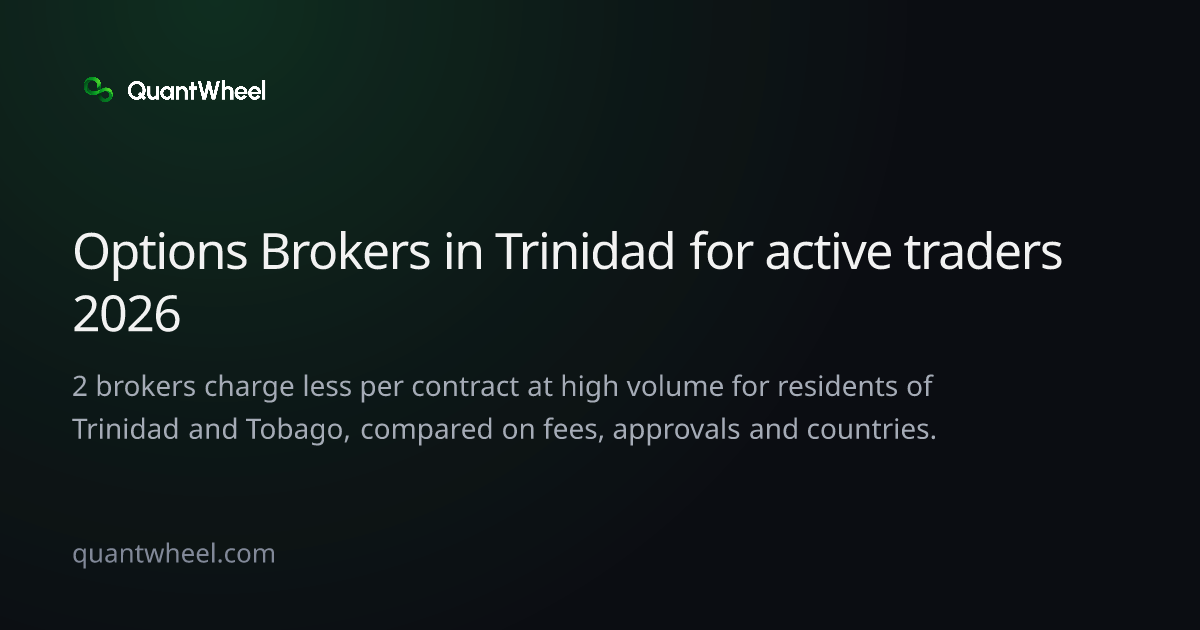 The share card of Options brokers in Trinidad and Tobago for active traders