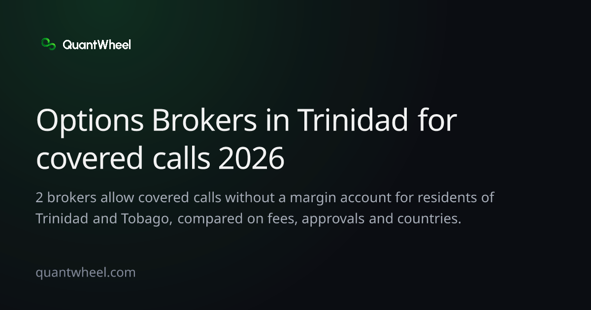 The share card of Options brokers in Trinidad and Tobago for covered calls