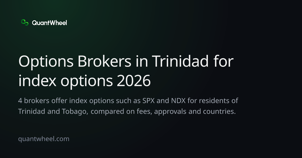The share card of Options brokers in Trinidad and Tobago for index options