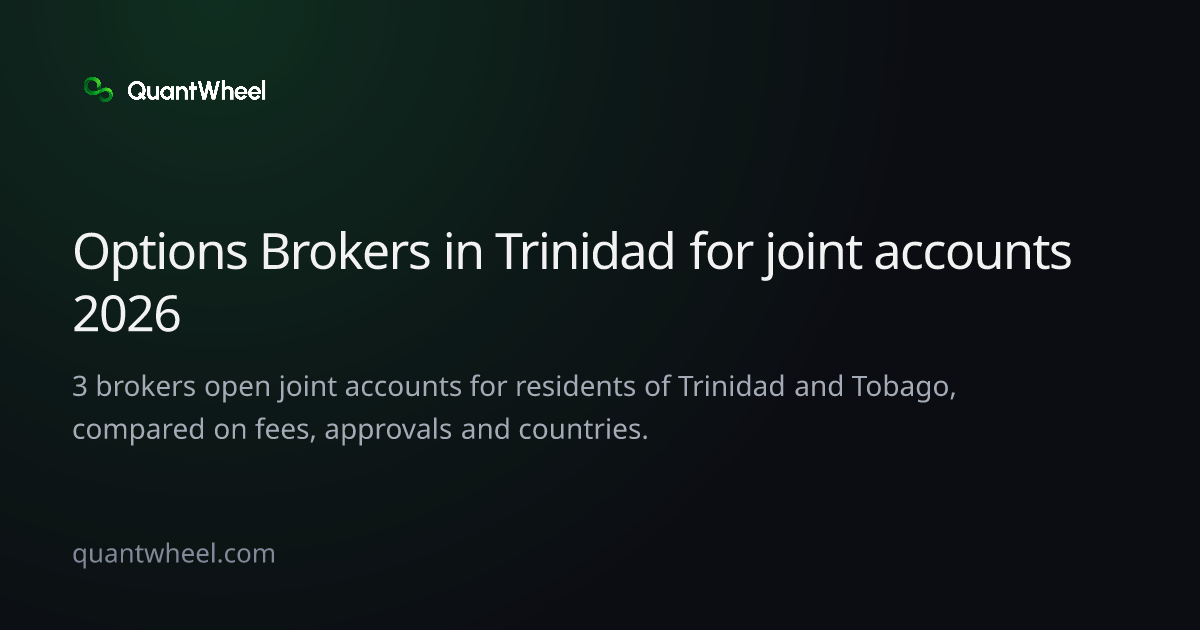 The share card of Options brokers in Trinidad and Tobago for joint accounts