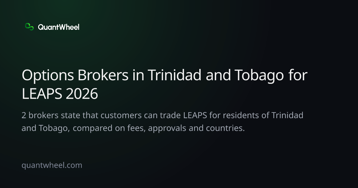 The share card of Options brokers in Trinidad and Tobago for LEAPS