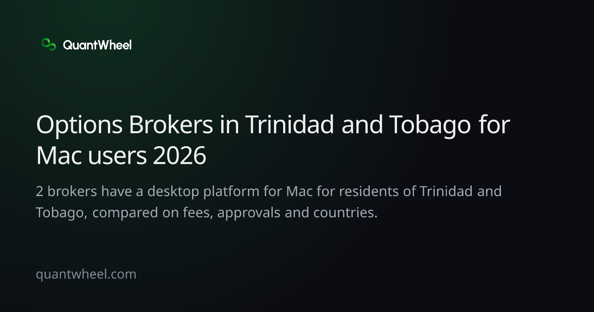 The share card of Options brokers in Trinidad and Tobago for Mac users