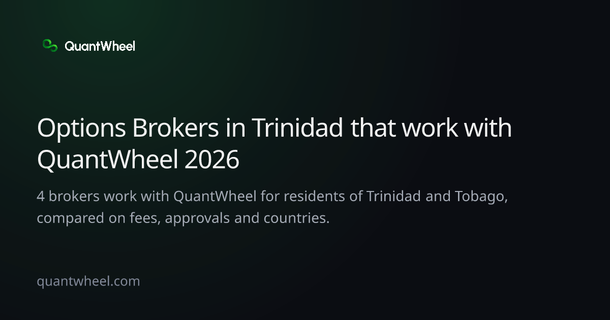 The share card of Options brokers in Trinidad and Tobago that work with QuantWheel