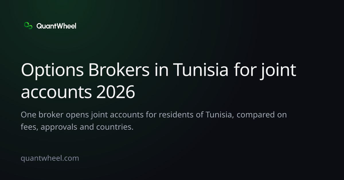 The share card of Options brokers in Tunisia for joint accounts