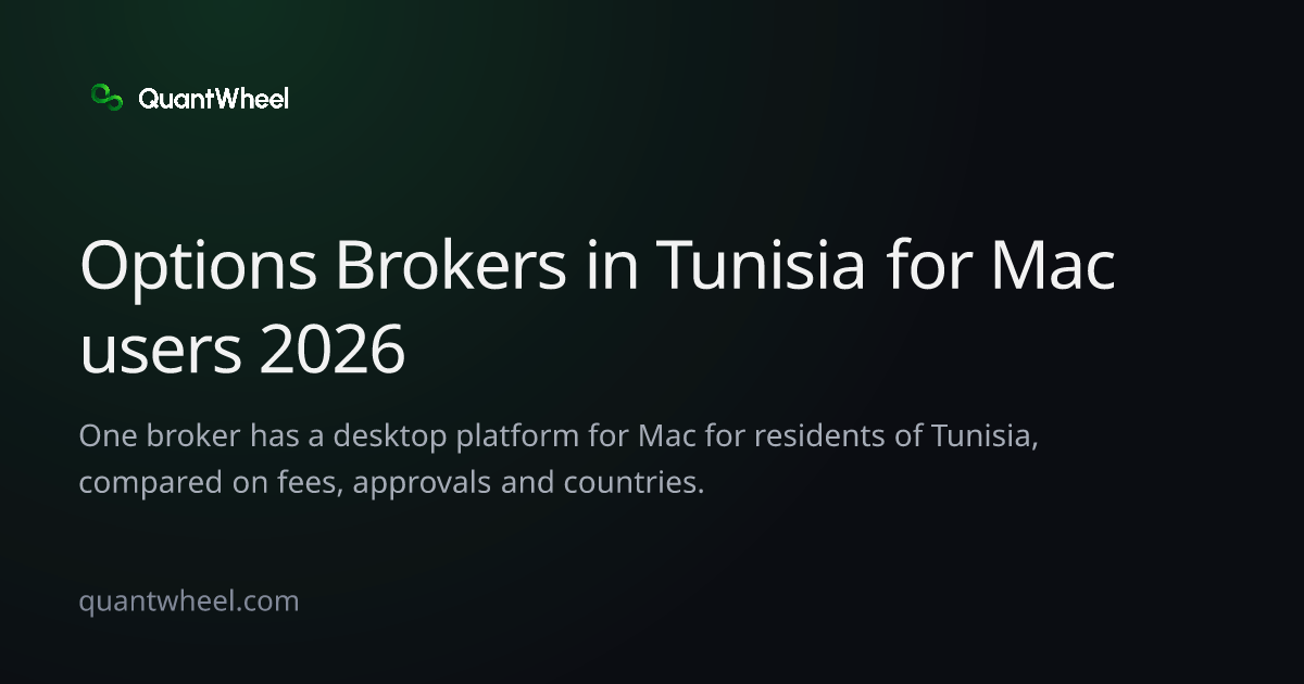 The share card of Options brokers in Tunisia for Mac users