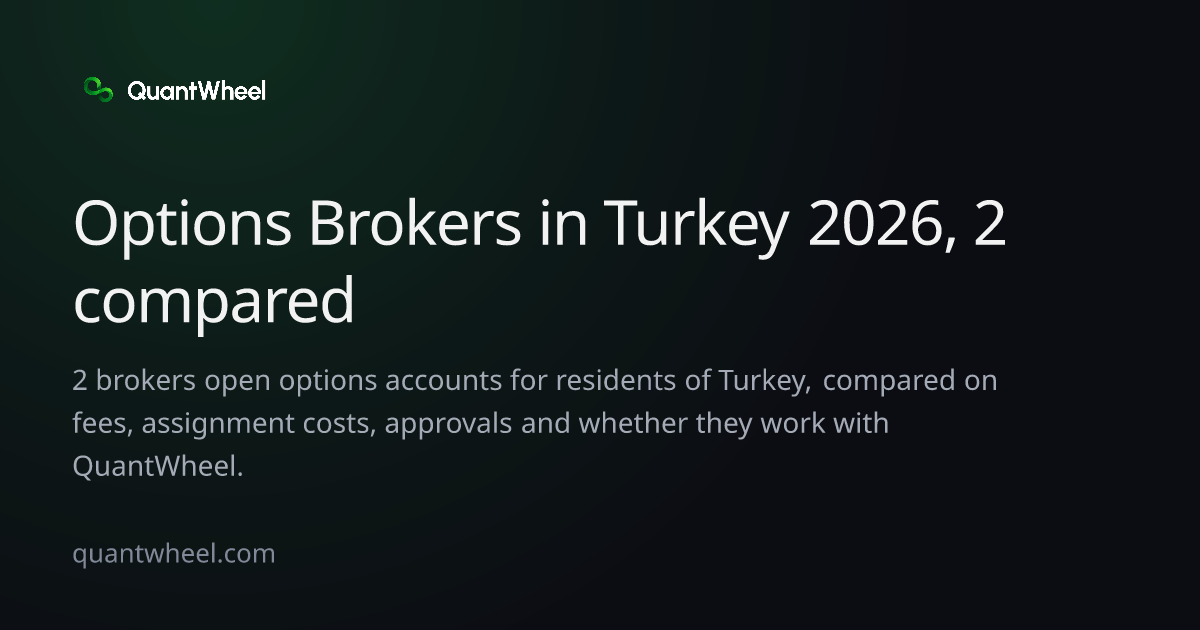 The share card of Options brokers in Turkey