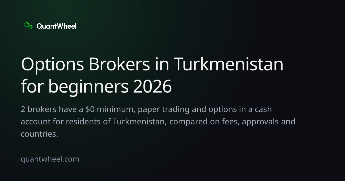 The share card of Options brokers in Turkmenistan for beginners