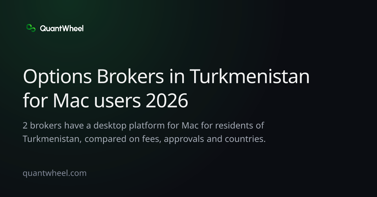 The share card of Options brokers in Turkmenistan for Mac users