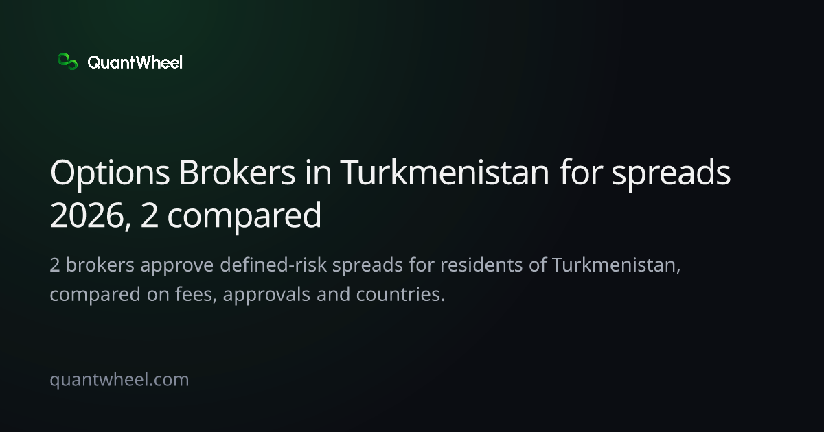 The share card of Options brokers in Turkmenistan for spreads