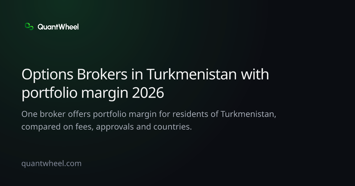 The share card of Options brokers in Turkmenistan with portfolio margin