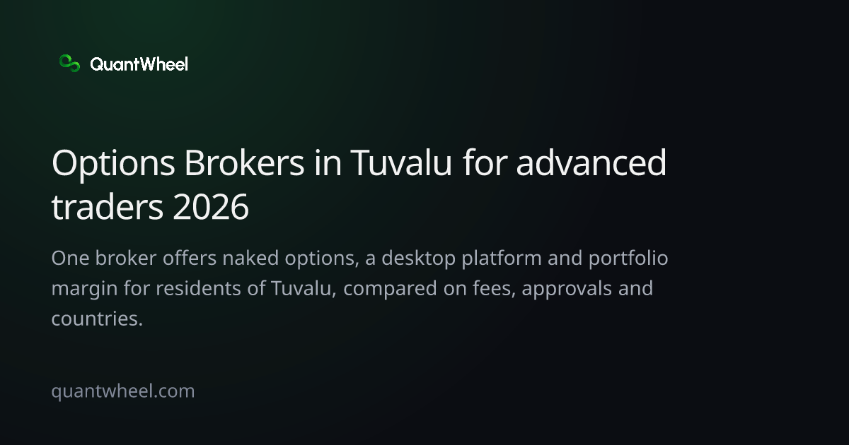 The share card of Options brokers in Tuvalu for advanced traders