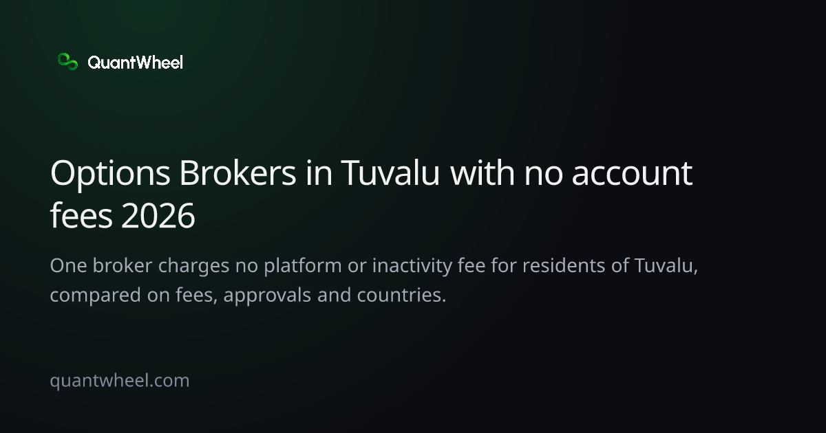 The share card of Options brokers in Tuvalu with no account fees