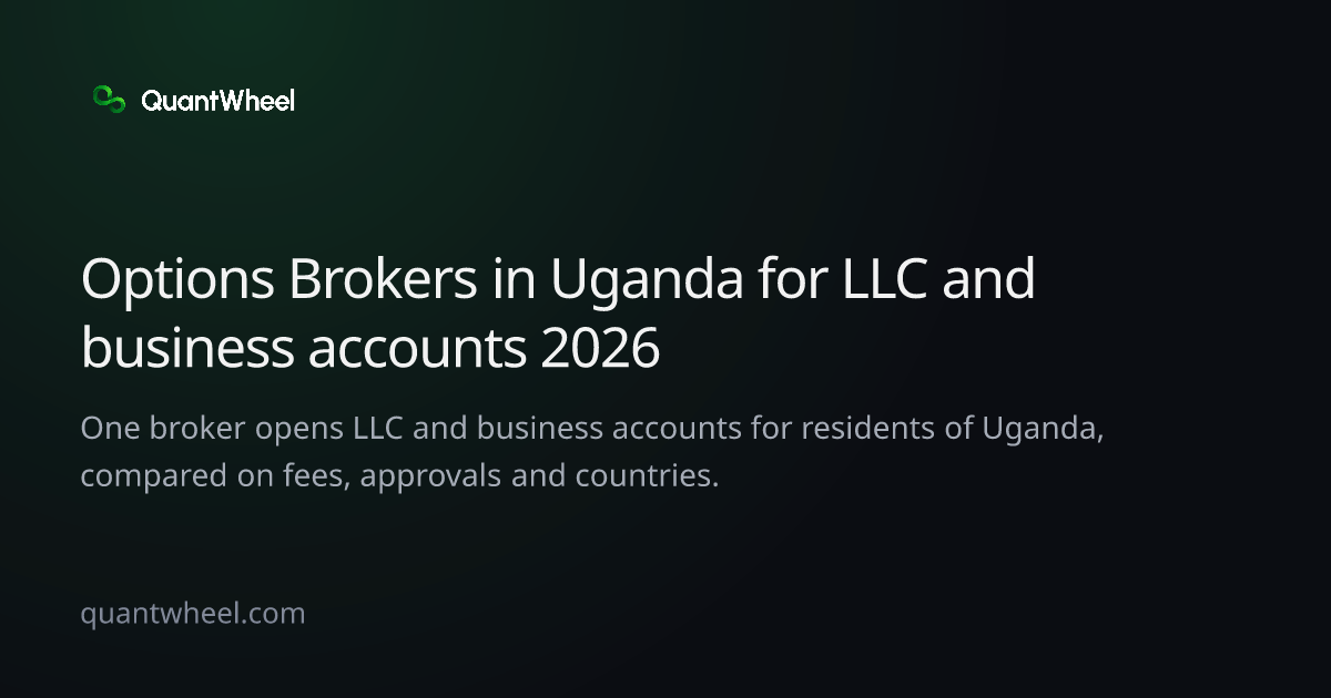 The share card of Options brokers in Uganda for LLC and business accounts