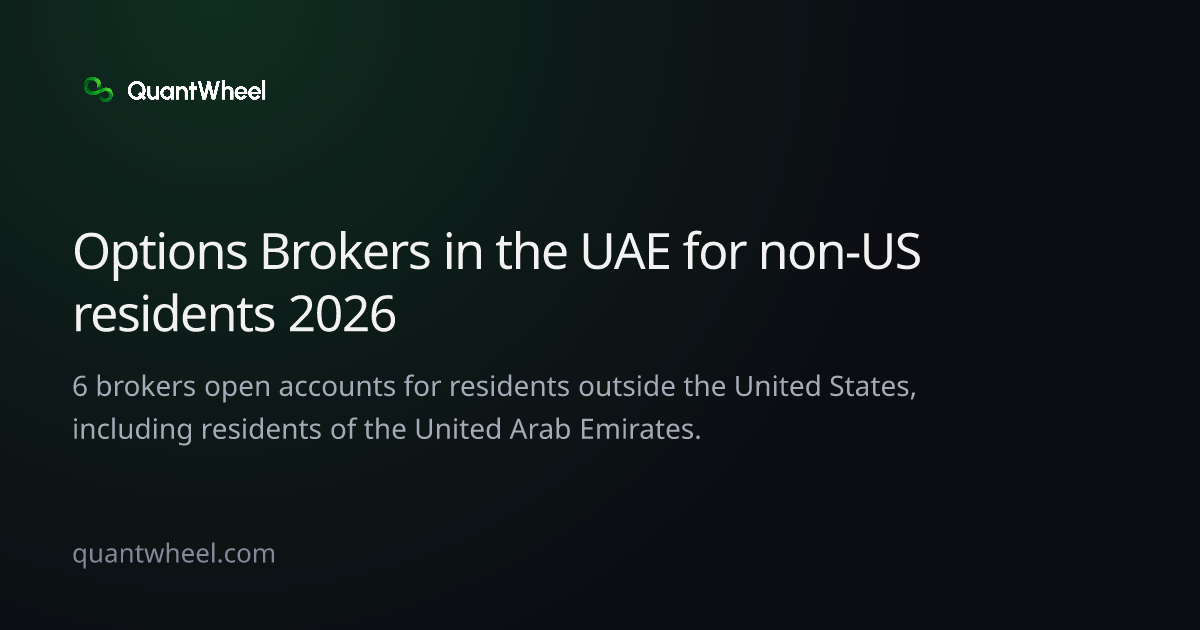 The share card of Options brokers in the United Arab Emirates for non-US residents