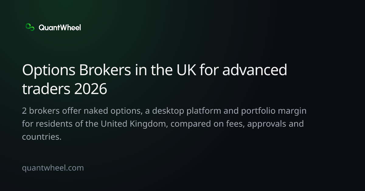 The share card of Options brokers in the United Kingdom for advanced traders