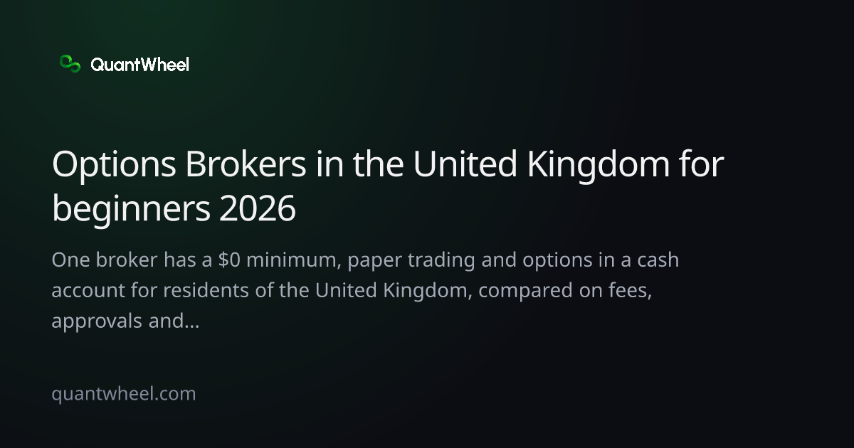 The share card of Options brokers in the United Kingdom for beginners