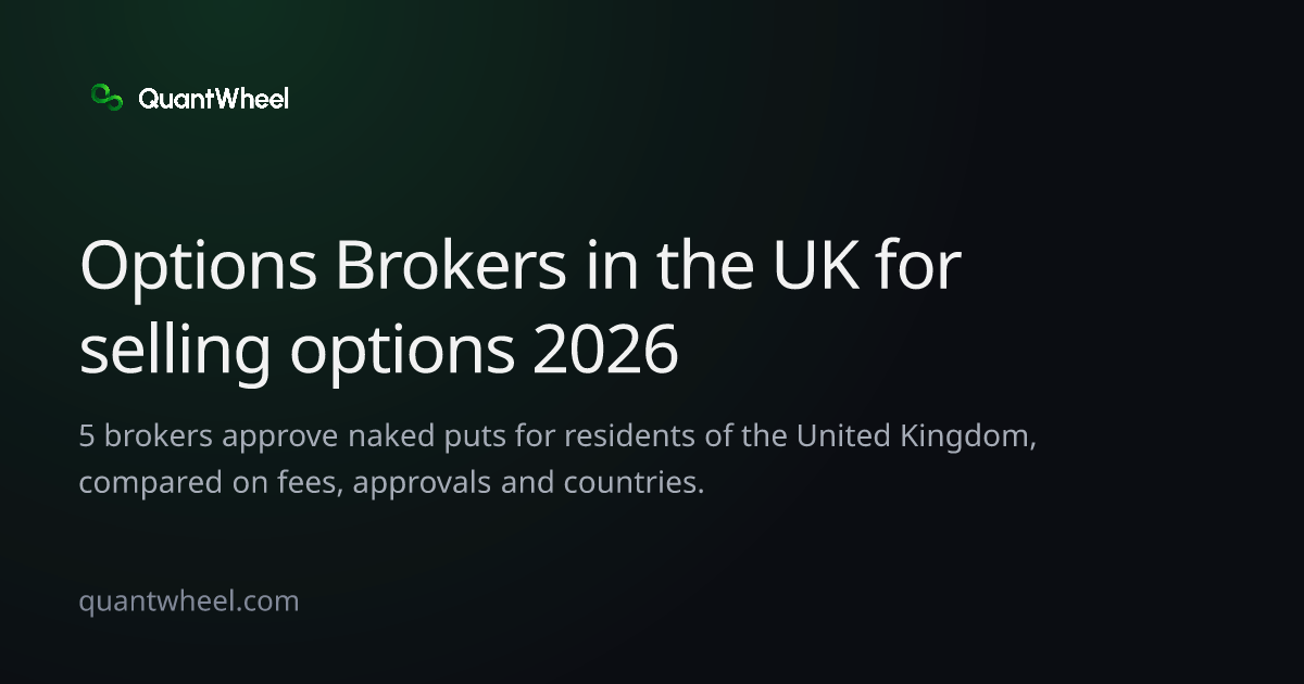 The share card of Options brokers in the United Kingdom for selling options