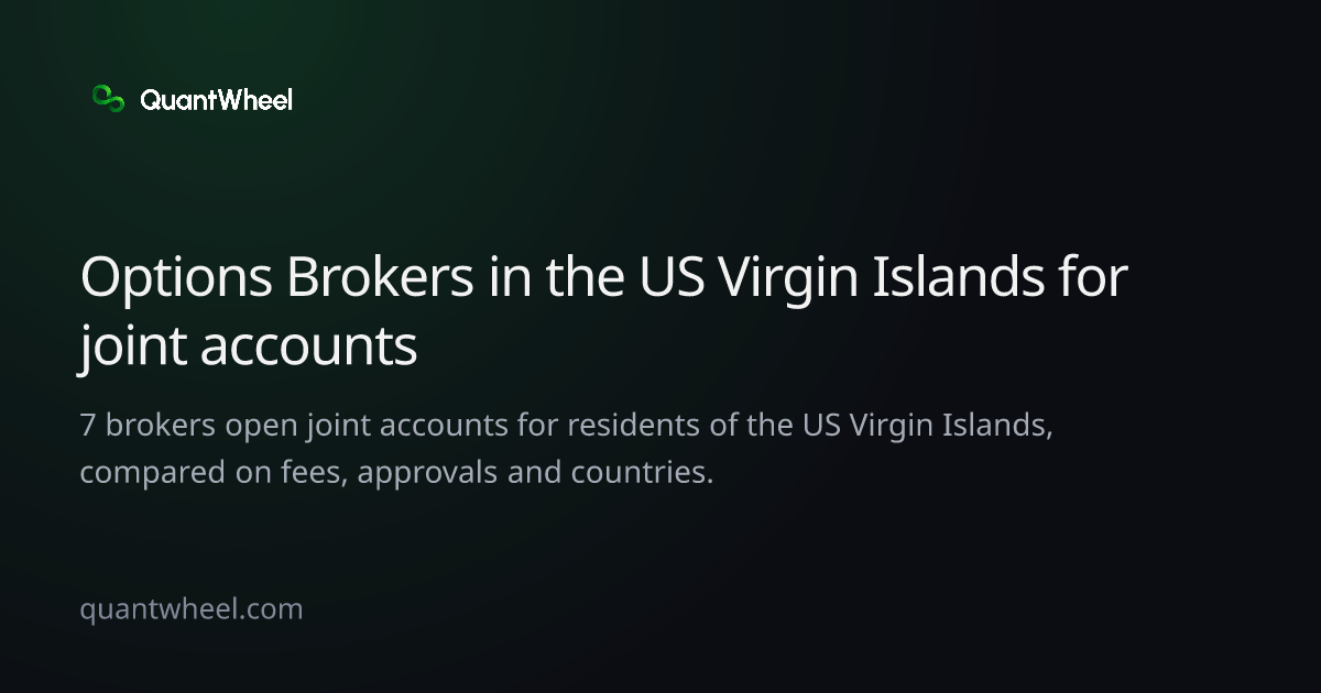 The share card of Options brokers in the US Virgin Islands for joint accounts