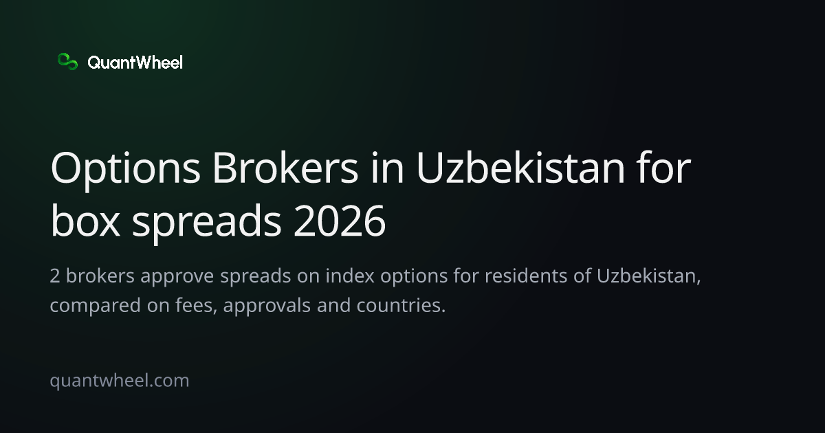 The share card of Options brokers in Uzbekistan for box spreads