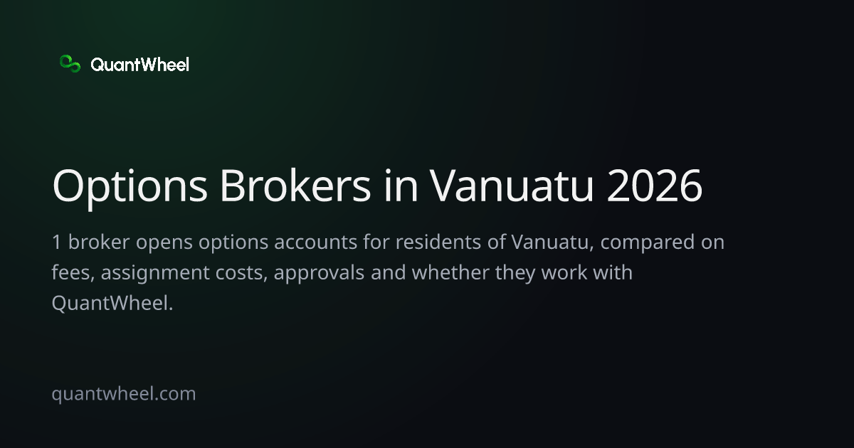 The share card of Options brokers in Vanuatu