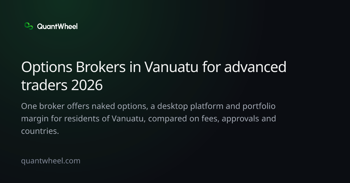 The share card of Options brokers in Vanuatu for advanced traders
