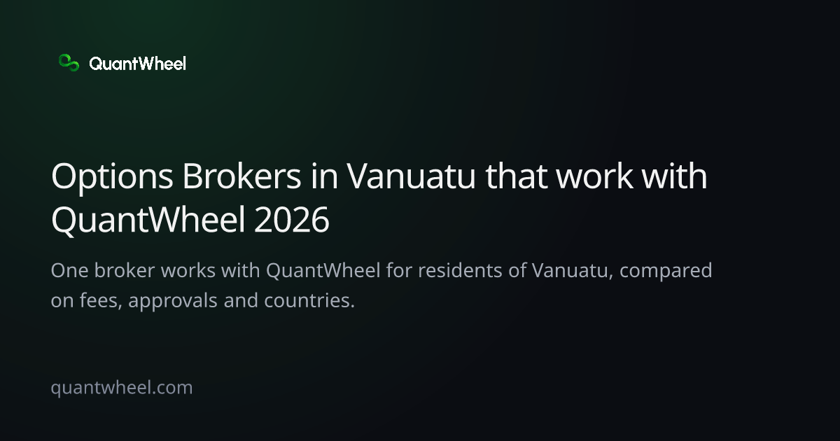 The share card of Options brokers in Vanuatu that work with QuantWheel