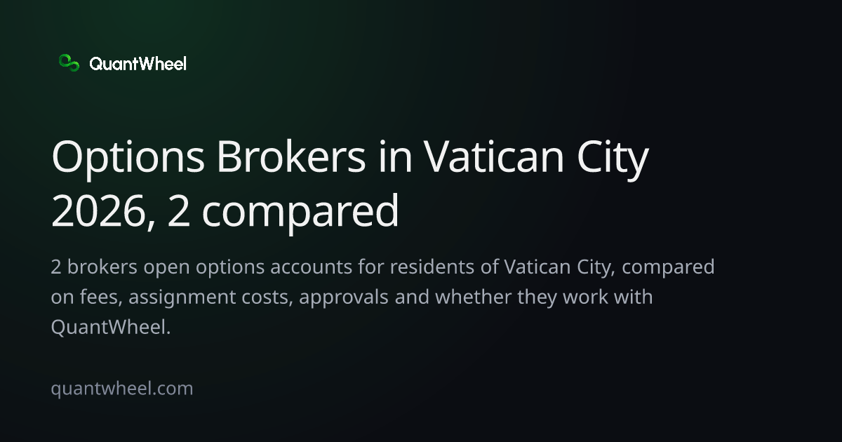 The share card of Options brokers in Vatican City