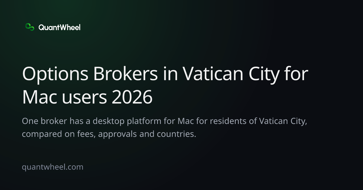 The share card of Options brokers in Vatican City for Mac users