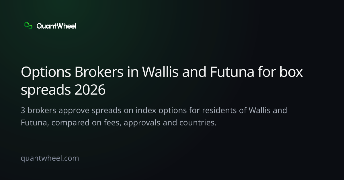 The share card of Options brokers in Wallis and Futuna for box spreads